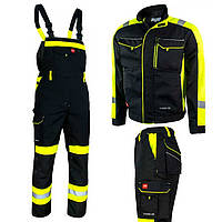 Спецодяг роба захисна куртка та напівкомбінезон, костюм робочий спецівка чоловіча повсякденна, польша