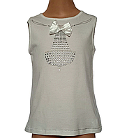 Футболка для дівчинки Ceremony by Wojcik 24134 молочна 128