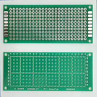 Макетна плата 30x70 мм одностороння