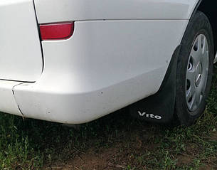 Бризковики Premium (Туреччина, мякі) 2 брызговика для Mercedes Vito W638 1996-2003 рр, фото 1