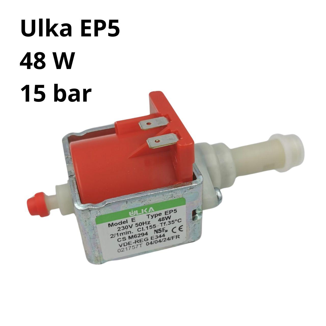 Помпа ULKA EP5 48 W 15 bar для кавоварки Delonghi Saeco (5113270612) Оригінал