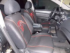 Фотография модельных чехлов на Chevrolet Aveo с вышивкой 1