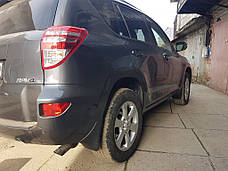 Комплект бризговиків (без розширювачів, 4 шт) для Toyota Rav 4 2006-2013 рр, фото 5