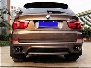 Бризковики Premium з порогами (4 шт) для BMW X5 E-70 2007-2013 рр, фото 5