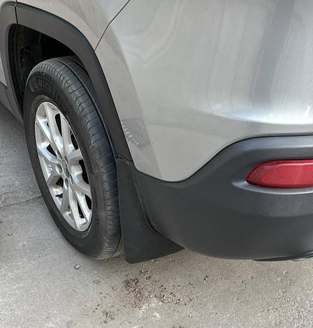 Бризковики Premium (2013-2019, 4 шт) для Jeep Cherokee KL 2013- рр, фото 1