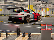 Фотошпалери 3д на стіну самоклеючі плівка Oracal в спальню, кухню, зал "Porsche GT3RS", фото 5