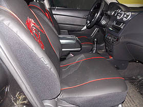 Фотография модельных чехлов на Chevrolet Aveo с вышивкой 8