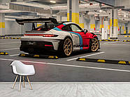 Фотошпалери 3д на стіну самоклеючі плівка Oracal в спальню, кухню, зал "Porsche GT3RS", фото 6
