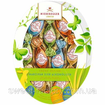 Микс шоколадных яиц Niederegger Marzipan Eier alkoholisch 150g, фото 1