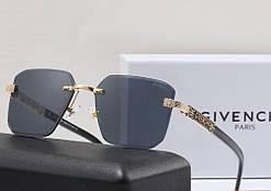 Жіночі брендові безоправні окуляри Givenchy (68004) сірі