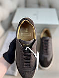 Кросівки чоловічі натуральна шкіра світло-сині Coffee, фото 3