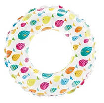 Круг надувний Intex 59230 Яскраві рибки 3-6 років