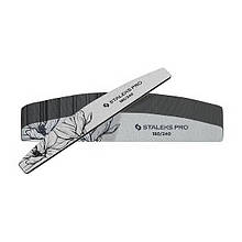 Пилка півмісяць (дуга) мінеральна Staleks Pro 40, 180/240 грит (25шт./уп)