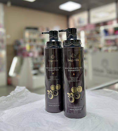 Шампунь з олією Макадамії Bogenia Macadamia Oil Shampoo 400мл, фото 2