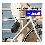 FM радіоприймач з Bluetooth, портативна колонка з ліхтариком YG-A30 3Вт FM AUX Вологостійкічть IPX4 Чорний, фото 3