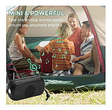 FM радіоприймач з Bluetooth, портативна колонка з ліхтариком YG-A30 3Вт FM AUX Вологостійкічть IPX4 Чорний, фото 6