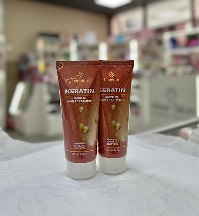 Незмиваємий кондиціонер для волосся Bogenia  Keratin Leave-in Hair Treatment 100мл, фото 1