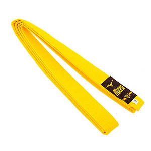Пояс для кімоно MIZUNO жовтий 2,7 м