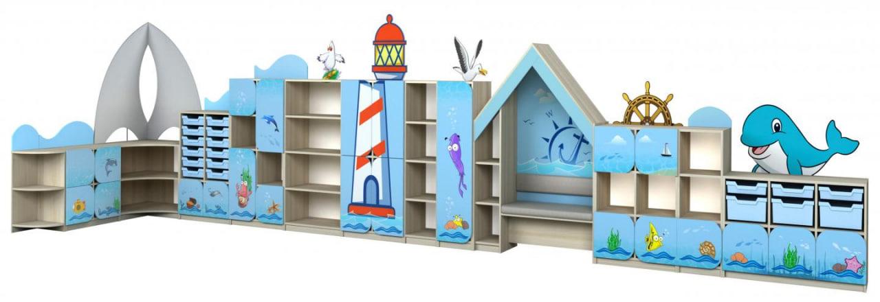 Стінка "Морські пригоди" з фотодруком, фото 1
