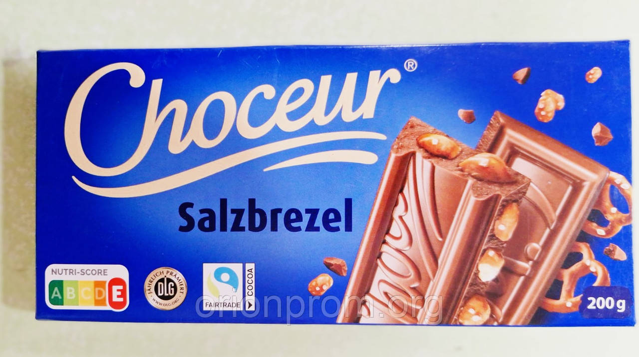 Шоколад Choceur Salzbrezel 200 г молочний
