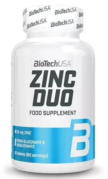 Цинк BioTech USA Zinc Duo 60 tab, фото 1