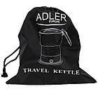 Силіконовий складаний електрочайник Adler AD 1377 White  — 0,6 л, 600 Вт, дорожній, фото 10