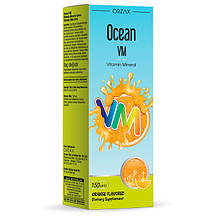 Вітаміни для дітей зі смаком апельсину Orzax Ocean VM Syrup, 150 мл