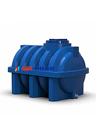 Eu-PL   Ємність харчова горизонтальна EG 500 Р/123*87*95/2-х шар/ синя  000357