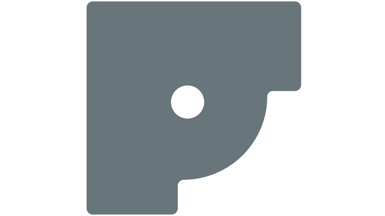 Редукційна сталева пластина RP2.0-22 отвір Ø 22 мм, фото 1