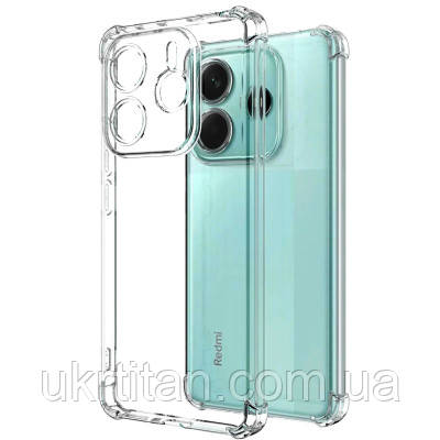 Оригінал! Чохол до мобільного телефона BeCover Anti-Shock Xiaomi Redmi Note 14 4G Clear (713035) - Вища Якість!, фото 1