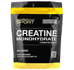Креатин моногідрат California Gold Nutrition Creatine Monohydrate 1000 г