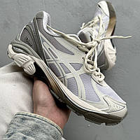 Бежеві текстильні жіночі кросівки Asics GT-2160 Beige/White Демісезонні Асікс Гель 2160 Сітка