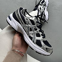 Сріблясті текстильні жіночі кросівки Asics Gel-1130 Демісезонні Асікс Гель