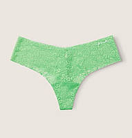 Безшовні трусики-стрінги Victoria's Secret розмір S (No-Show Soft Lace Peppermint Green)