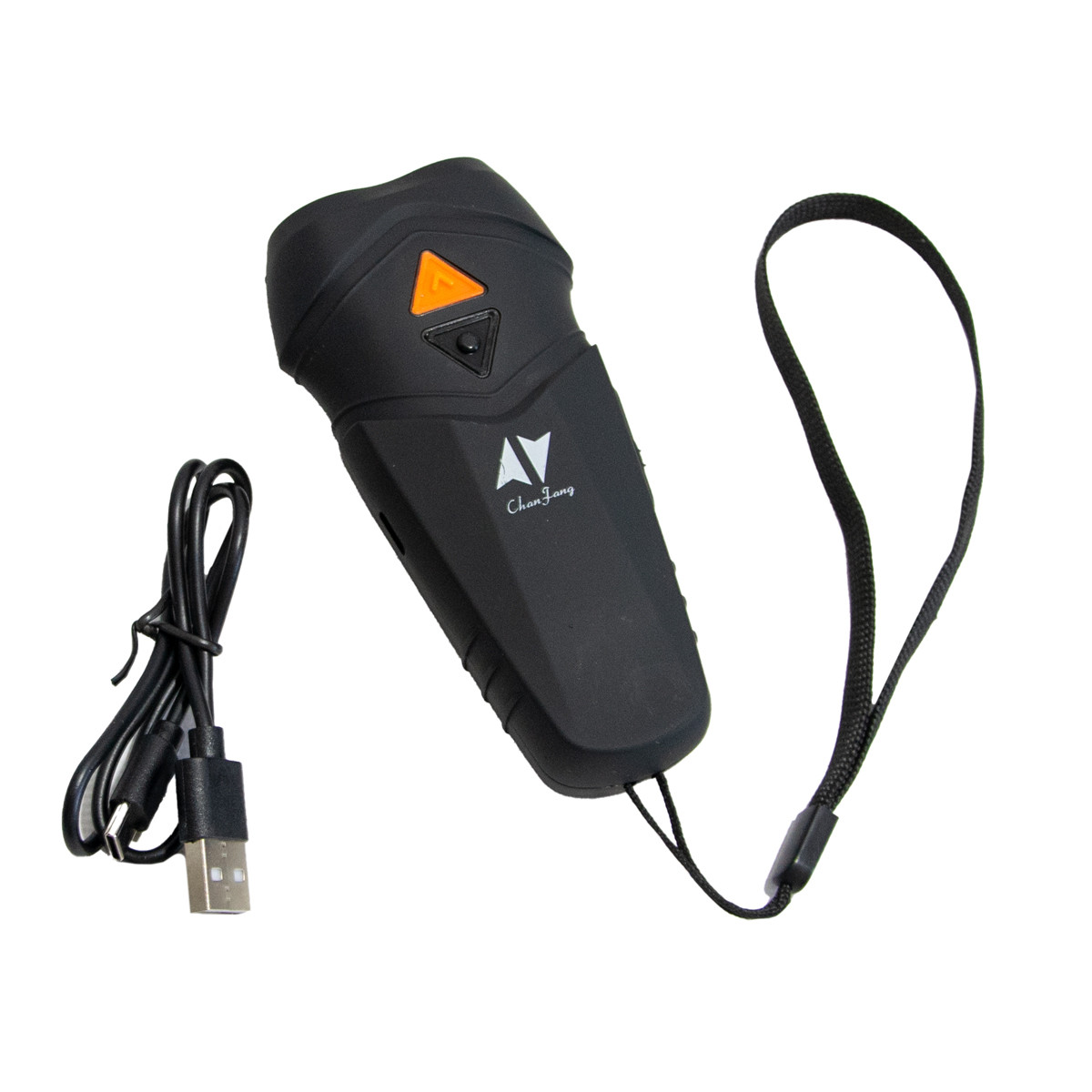 Ультразвуковий відлякувач собак Ultrasonic Dog Repeller ZF2006 Чорний, кишеньковий відлякувач собак