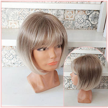 Перука каре из термоволокна платіновий омбре RG4408A-R12/26