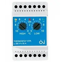 Терморегулятор OJ Electronics на DIN рейку ETR/F-1447A