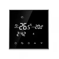 Терморегулятор цифровий для теплої підлоги Profitherm Wi-Fi Onyx Black