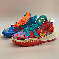 Кольорові текстильні чоловічі кросівки Nike Kyrie 7 Mom Fire & Water Демісезонні Найк Кюре