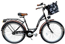 Дорожній міський 26 Alicia Royal жіночий велосипед Люкс Україна з кошиком і фарою Волинь