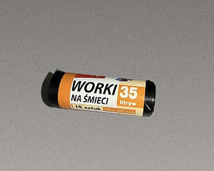 Пакети для сміття 35л