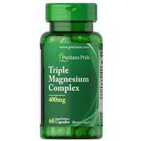Triple Magnesium Complex Puritan's Pride, 60 капсул