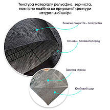 Самоклеюча екошкіра у рулоні 1.37*3m*0.5mm Чорний (D) SW-00001413, фото 4