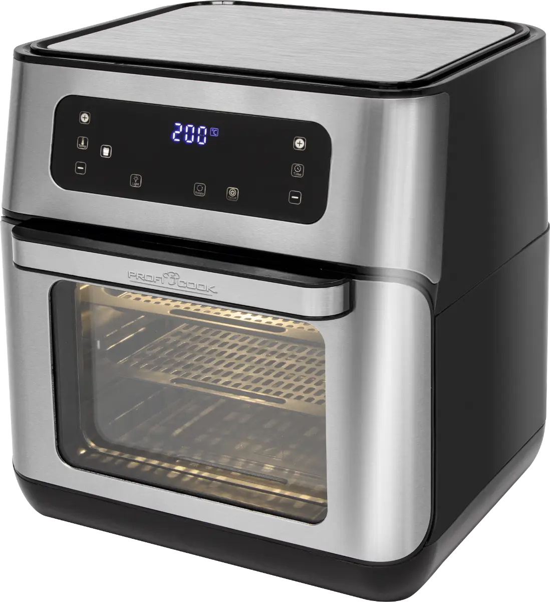 -11% Багатофункціональна електропіч PROFI COOK PC-FR 1200 H Hot Air Fryer (11л, 9 програм, 1500Вт, Німеччина), фото 1