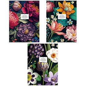 Зошит А4 40арк лінія білий блок скоба 70г/м2 картон УФ-лак Student A4-040-5224L