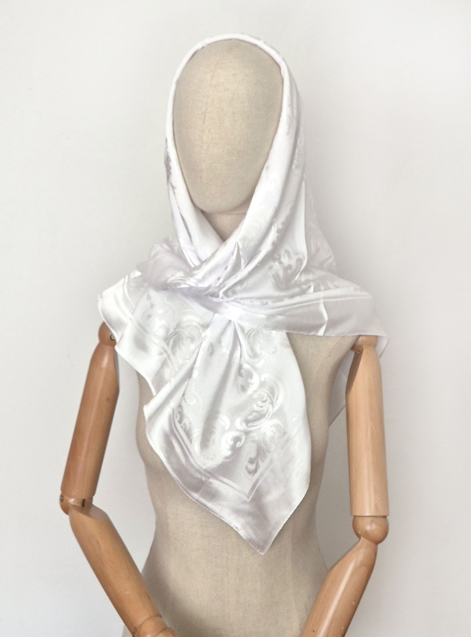 Хустка святкова Дубайський атлас Аіша венезль гілочка, фото 1