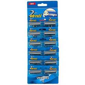 Станок для гоління 12шт WETELL 3-71 (14201) Ціна за уп