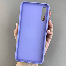 Чохол для Samsung Galaxy A50s шкіряний матовий чохол на телефон самсунг а50с бузковий u9h, фото 2