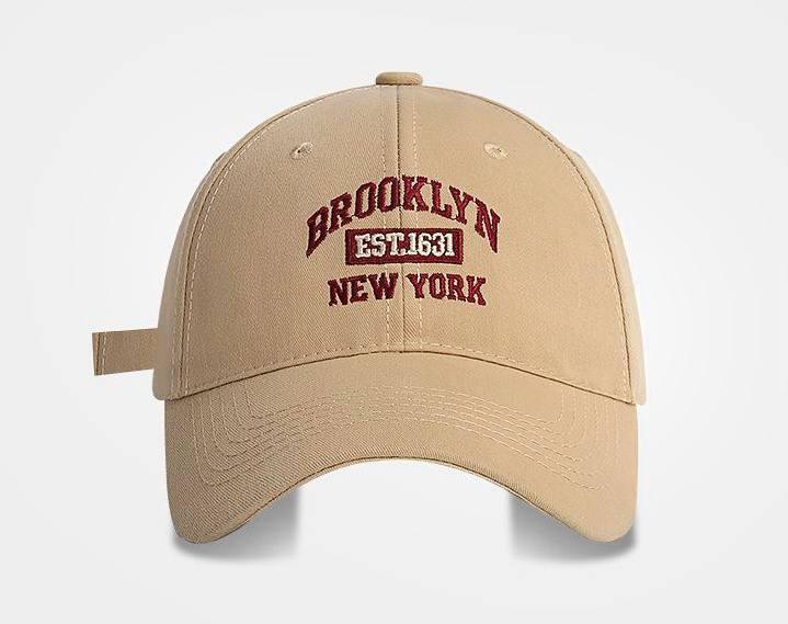 Стильна кепка-бейсболка "Brooklyn". Бежевий.