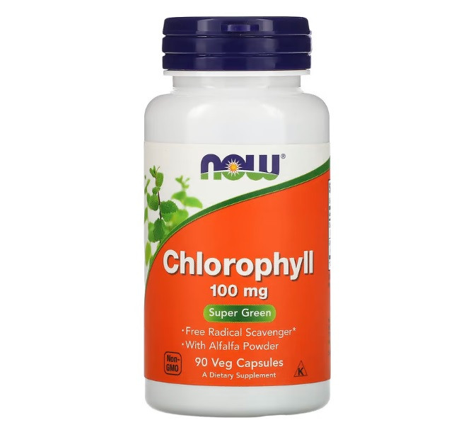 Хлорофіл Now Foods Chlorophyll 90 капсул